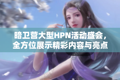 暗卫营大型HPN活动盛会，全方位展示精彩内容与亮点