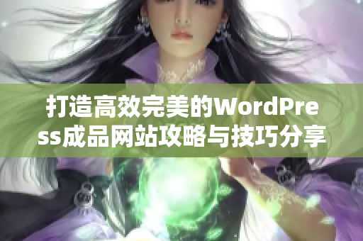 打造高效完美的WordPress成品网站攻略与技巧分享