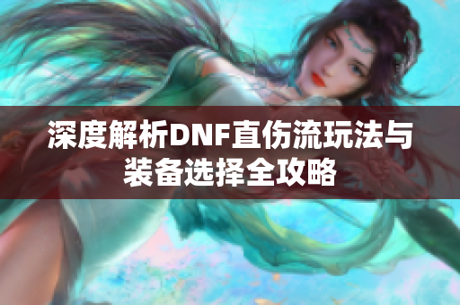 深度解析DNF直伤流玩法与装备选择全攻略