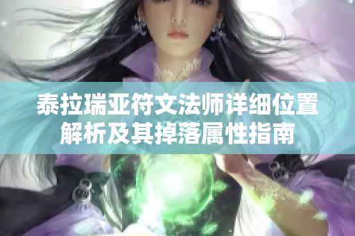 泰拉瑞亚符文法师详细位置解析及其掉落属性指南