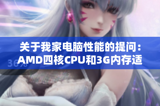 关于我家电脑性能的提问：AMD四核CPU和3G内存适合玩DNF吗