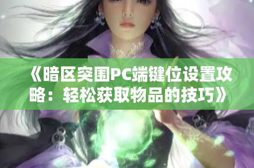 《暗区突围PC端键位设置攻略：轻松获取物品的技巧》