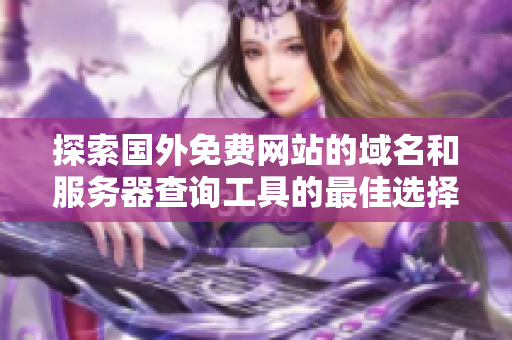 探索国外免费网站的域名和服务器查询工具的最佳选择