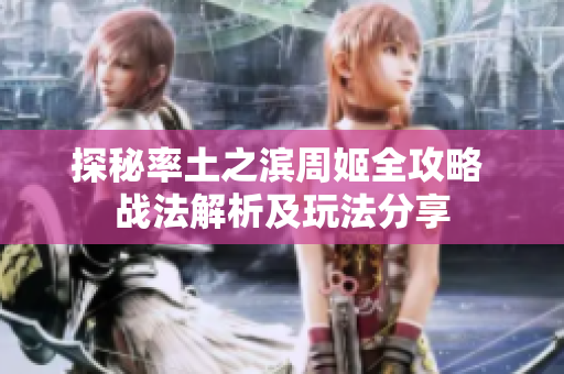 探秘率土之滨周姬全攻略 战法解析及玩法分享