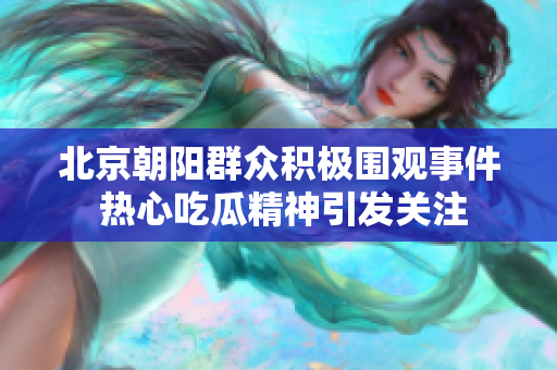 北京朝阳群众积极围观事件 热心吃瓜精神引发关注