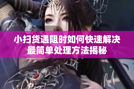 小扫货遇阻时如何快速解决最简单处理方法揭秘