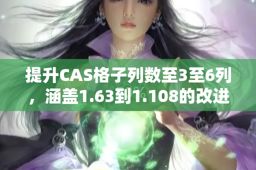 提升CAS格子列数至3至6列，涵盖1.63到1.108的改进方案